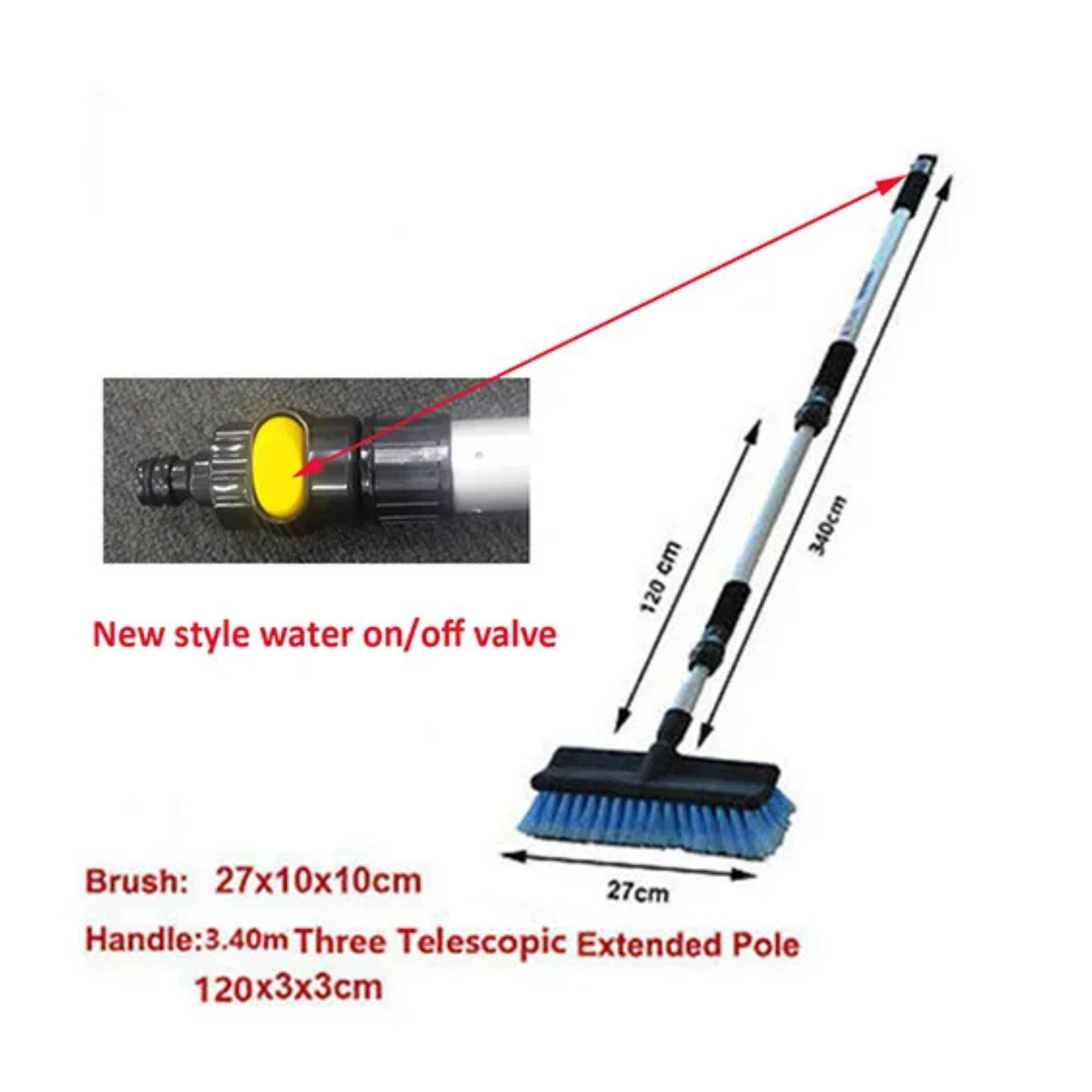Solar Panel Cleaning Brush 12feet
