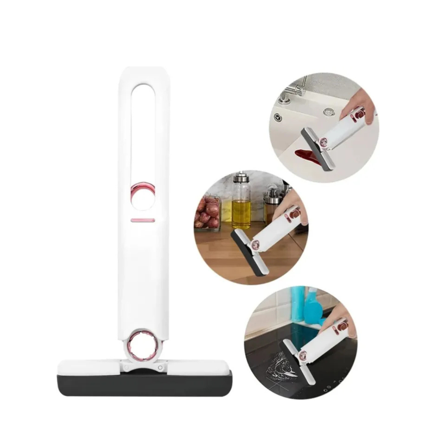 Mini Cleaning Mop, Portable Squeeze Mop