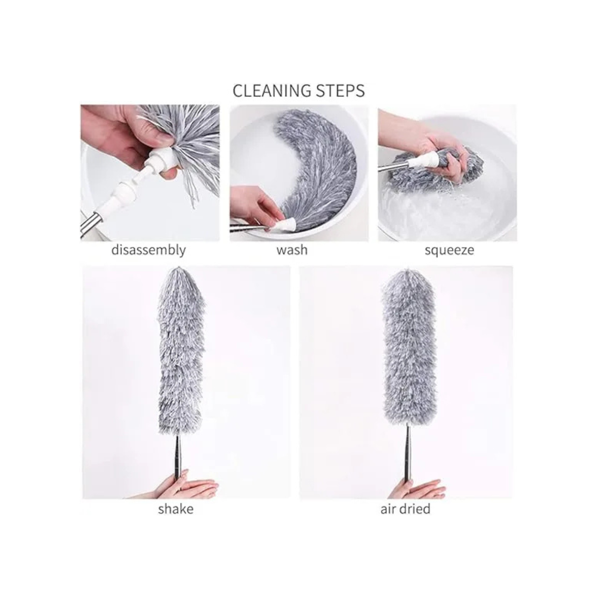 Microfiber Feather Extendable & Bendable Duster