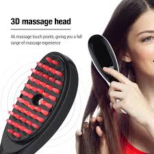 Electric Hair Massager Comb – Rechargeable Brush for Healthy Scalp & Strong Hair
